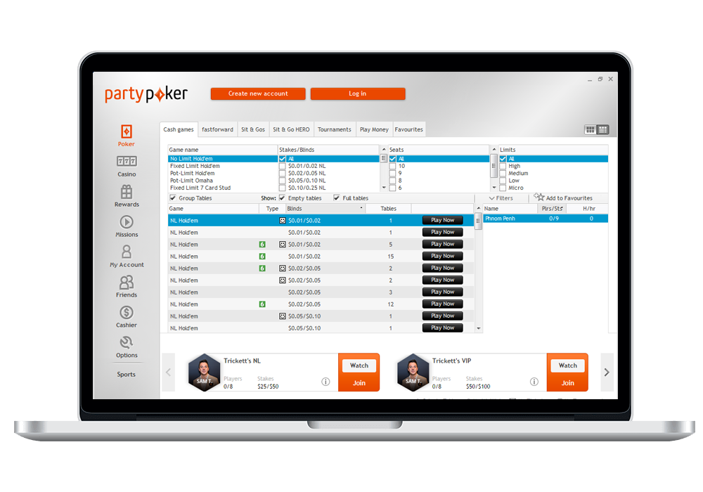 Party Poker IA Review
